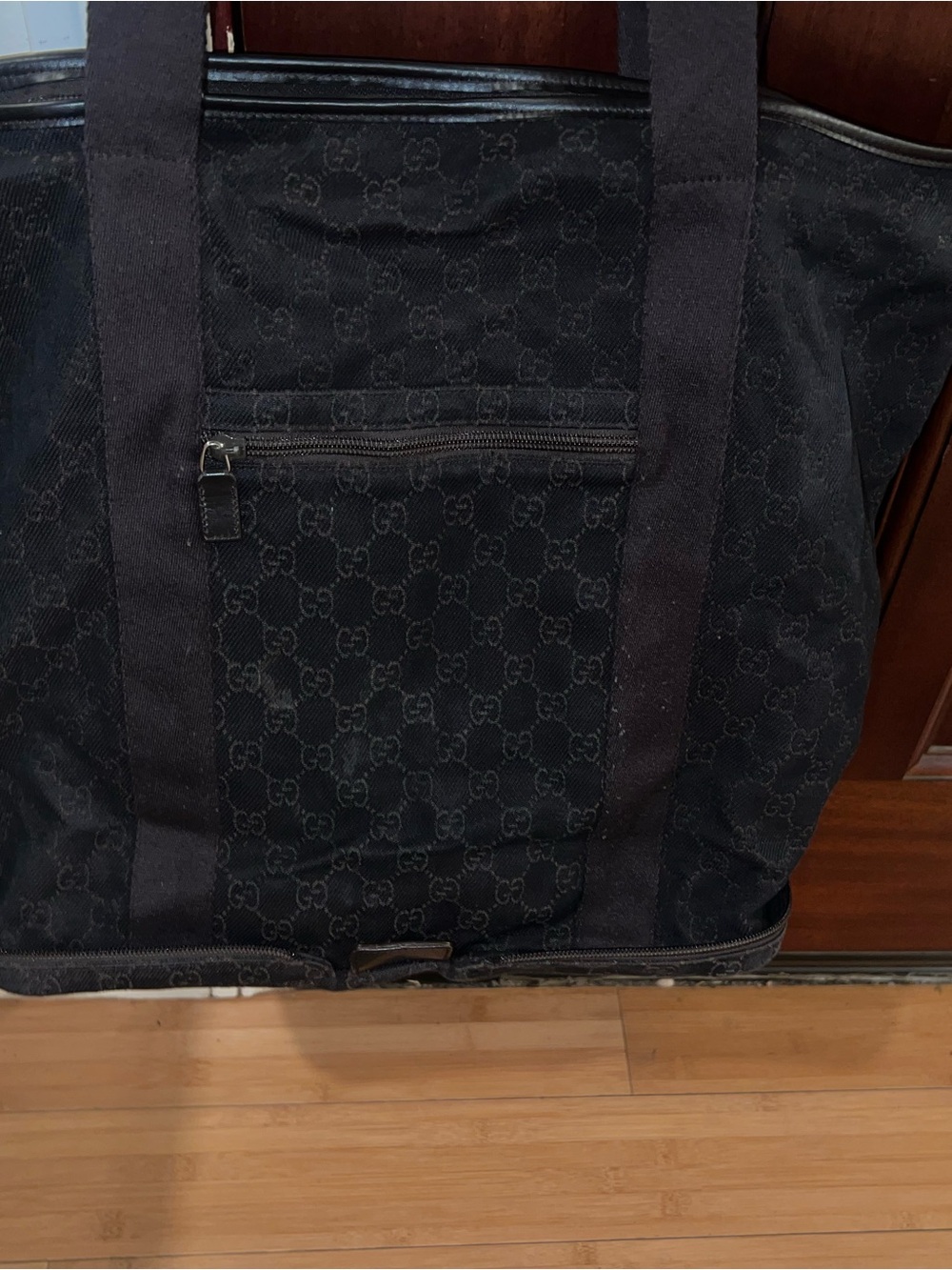 GUCCI CANVAS TOTE TRAVEL BAG - Picture 4 of 16